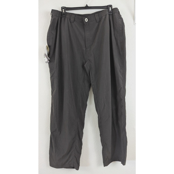 New men Exofficio sz XXL 44-46" Nomad Pants dk charcoal 32" inseam hiking 4867 - Picture 1 of 6
